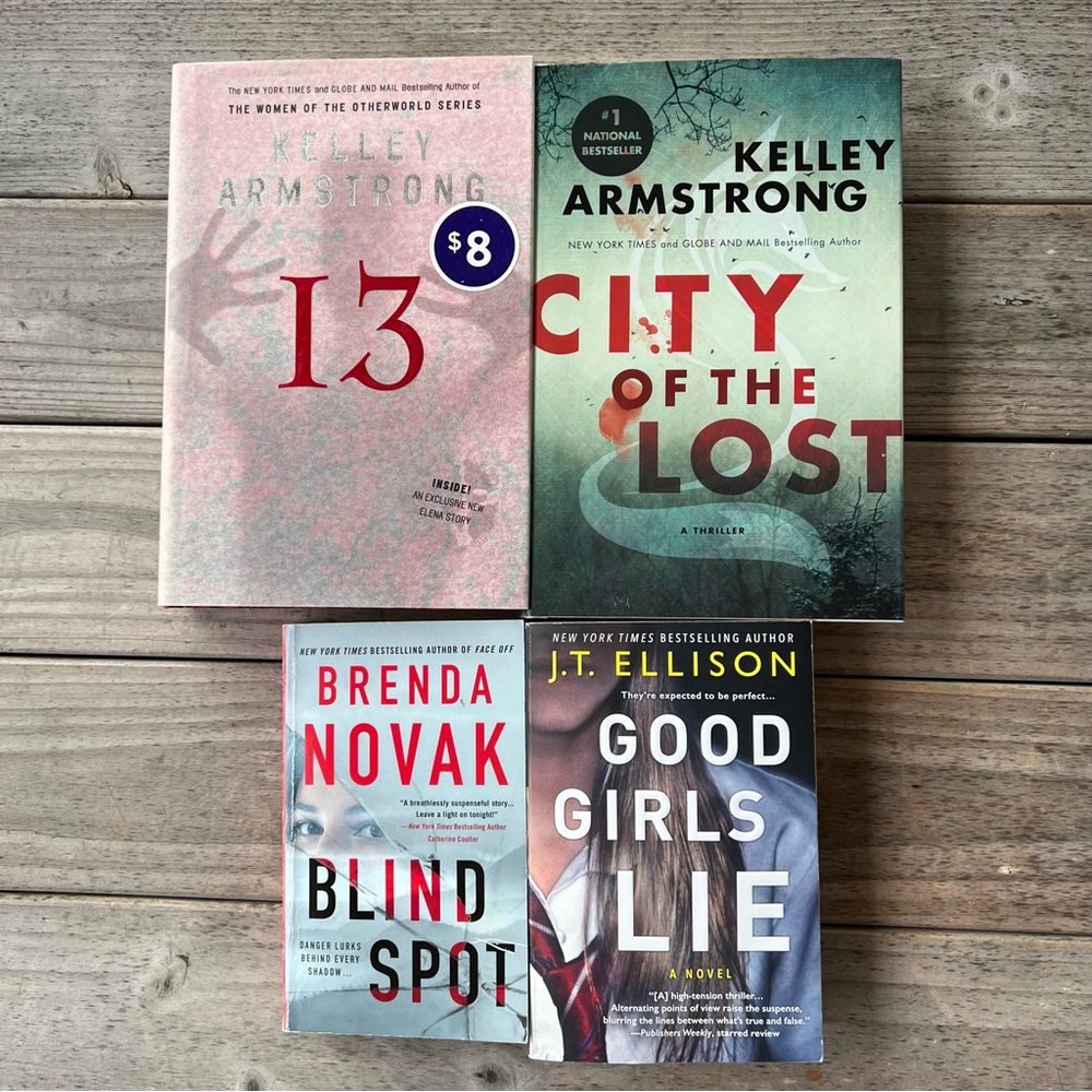 Book Set: 13, City of the Lost, Blind Spot & Good Girls Lie